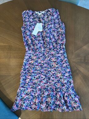 🪻NWT | Silk Veronica Beard Cute Mini Dress | Size 0 🪻